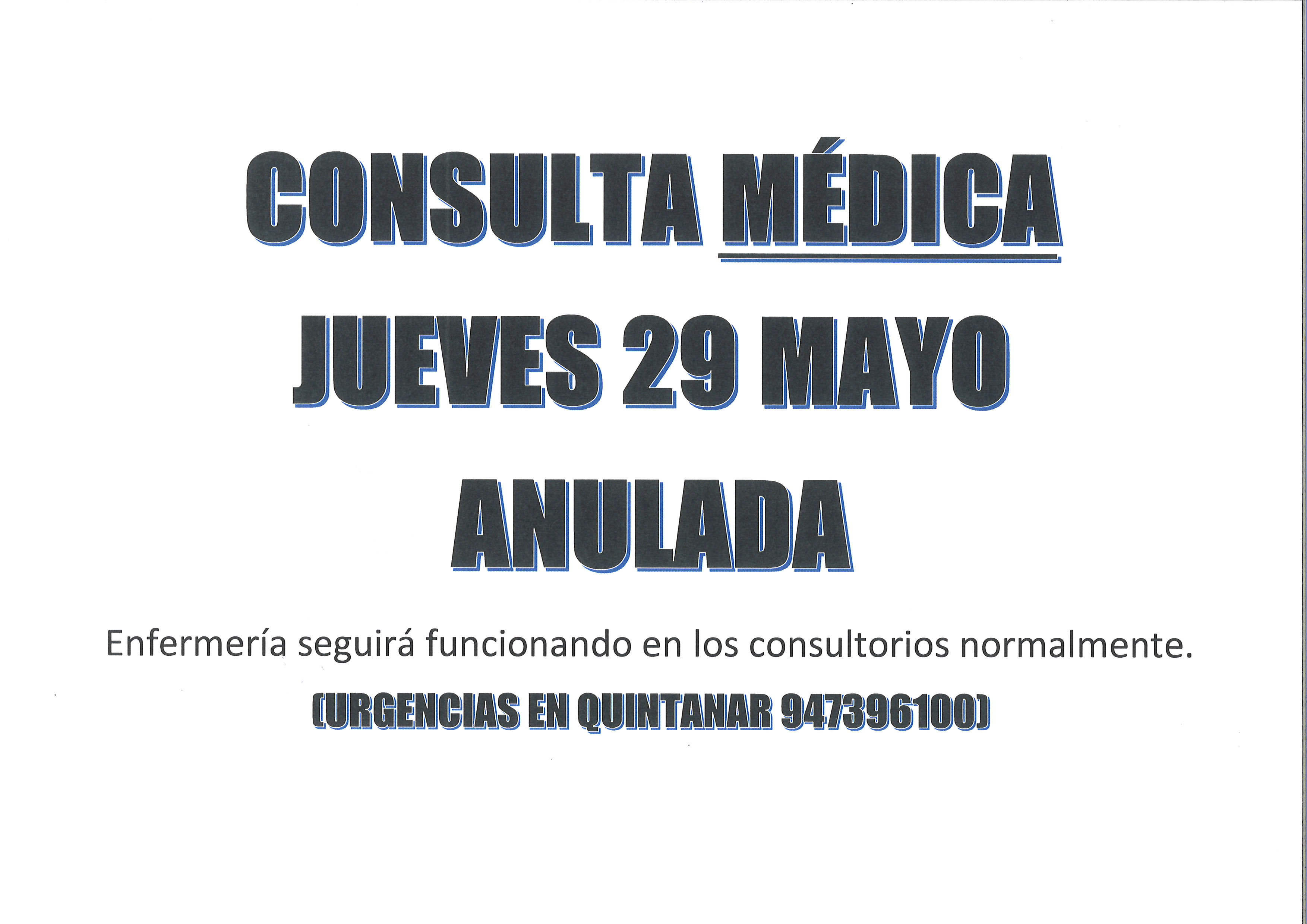 ANUNCIO CONSULTORIO MÉDICO