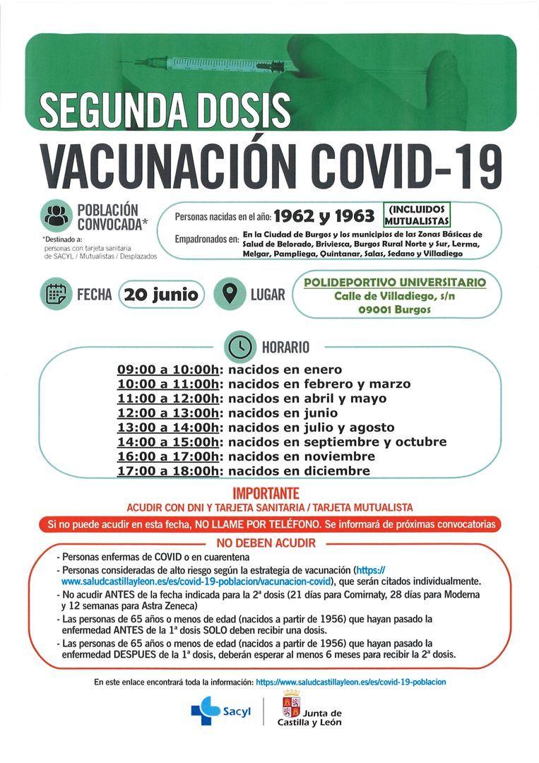 VACUNACION COVID 20 DE JUNIO